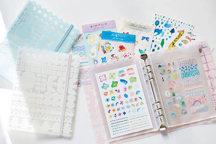 KING JIM : OTONA Sticker Collection : Binder Type