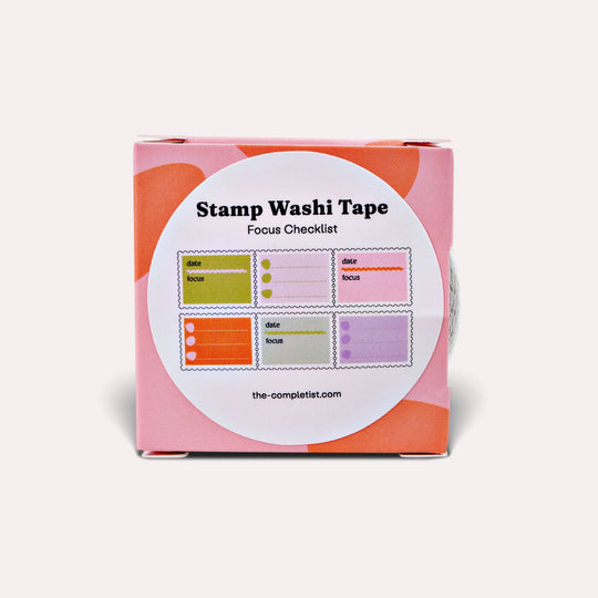 The Completist : Focus Checklist Stamp Washi Tape