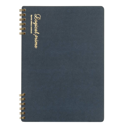 Logical Prime W Ring Smooth paper Notebook B5 size: Gray(Grid)