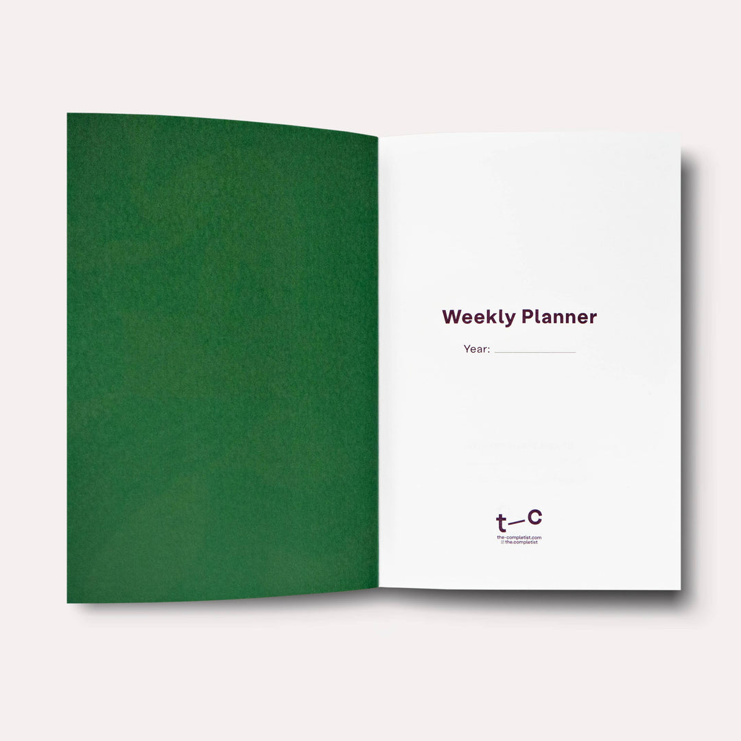 The Completist : Palermo Undated Weekly Planner Book