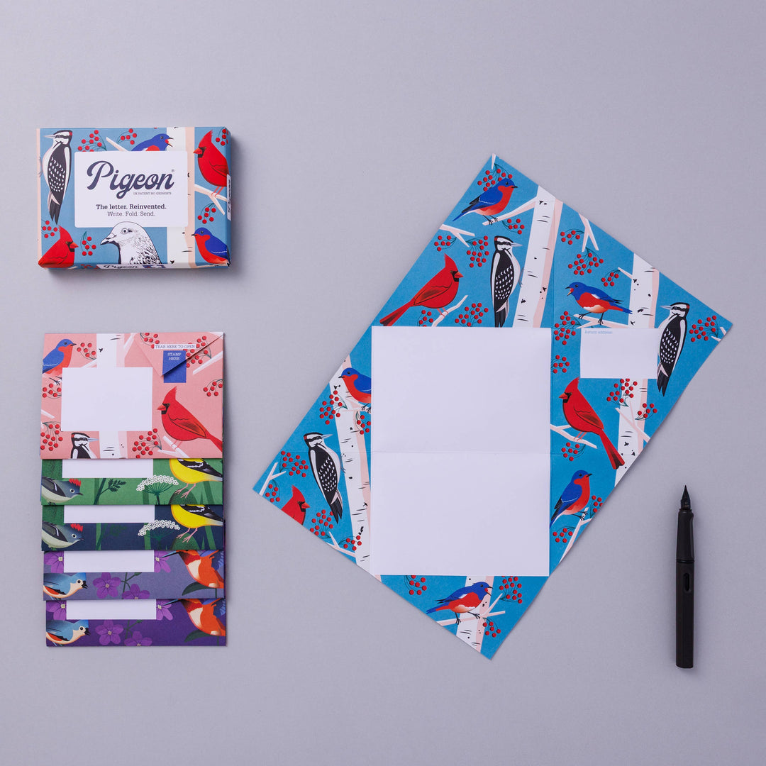 Pigeon Posted : Letter set : Carnival of Colour Pigeon