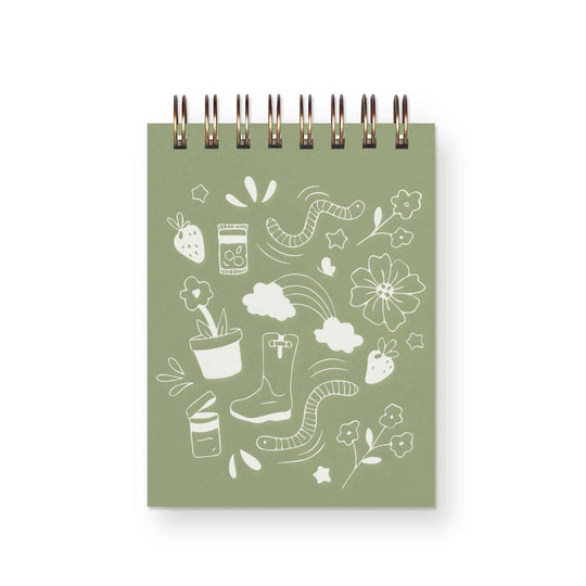 Ruff House : Garden Doodle Mini Jotter Notebook