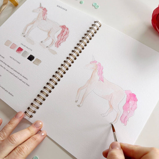 Emily Lex :  Fairytale watercolour workbook