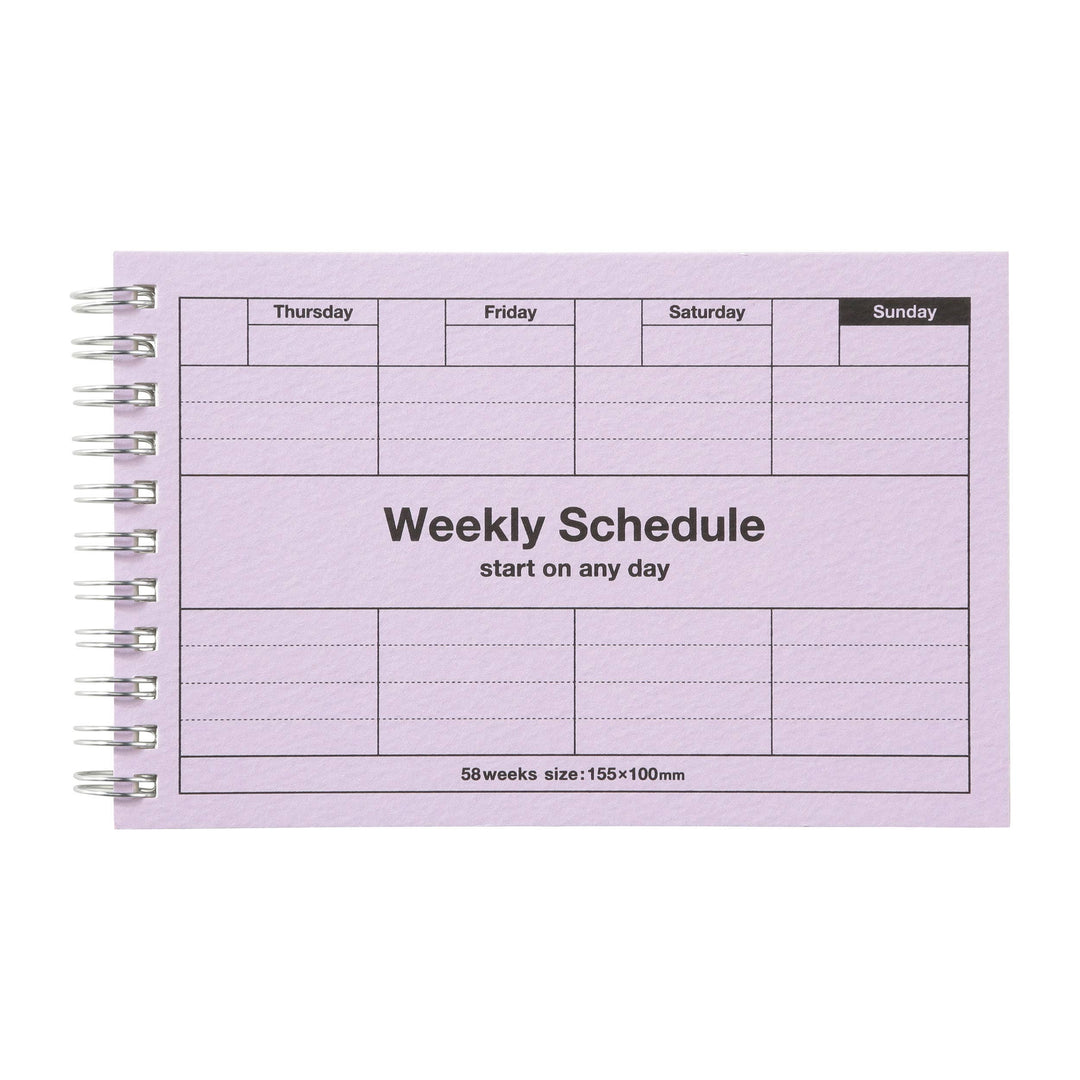 Mark's : Pocket Size Weekly Planner Undated 58 Weeks Dayfree