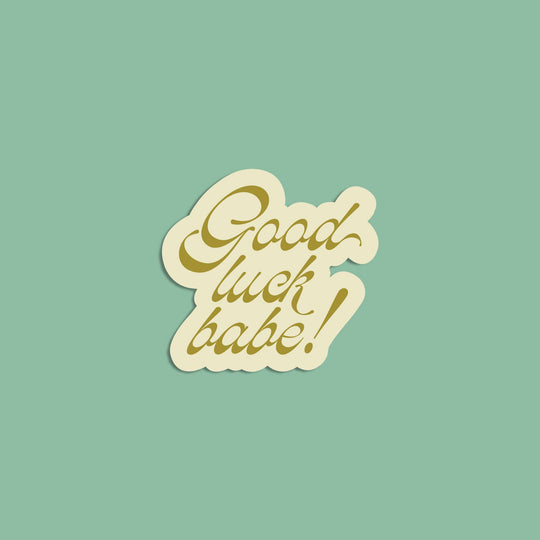 Artbaby : Good Luck Babe Sticker