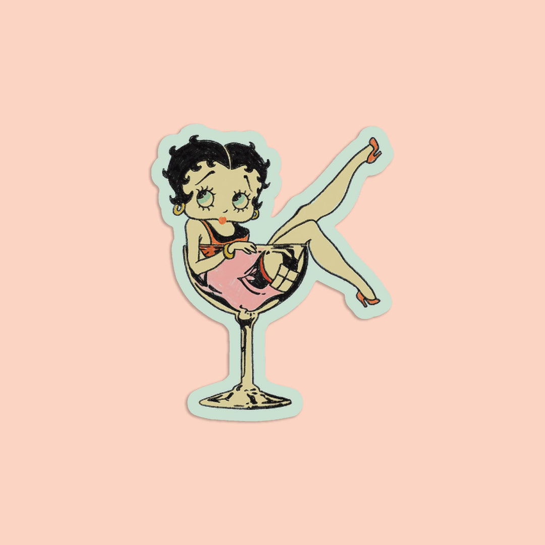 Artbaby : Betty Boop Drink Sticker