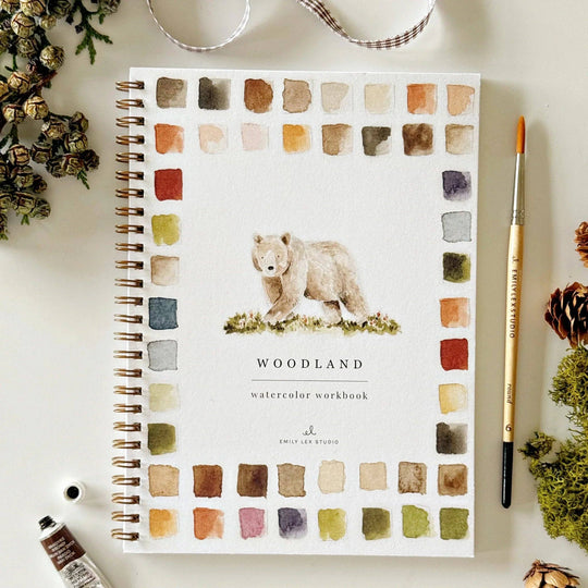 Emily Lex : Woodland watercolour workbook