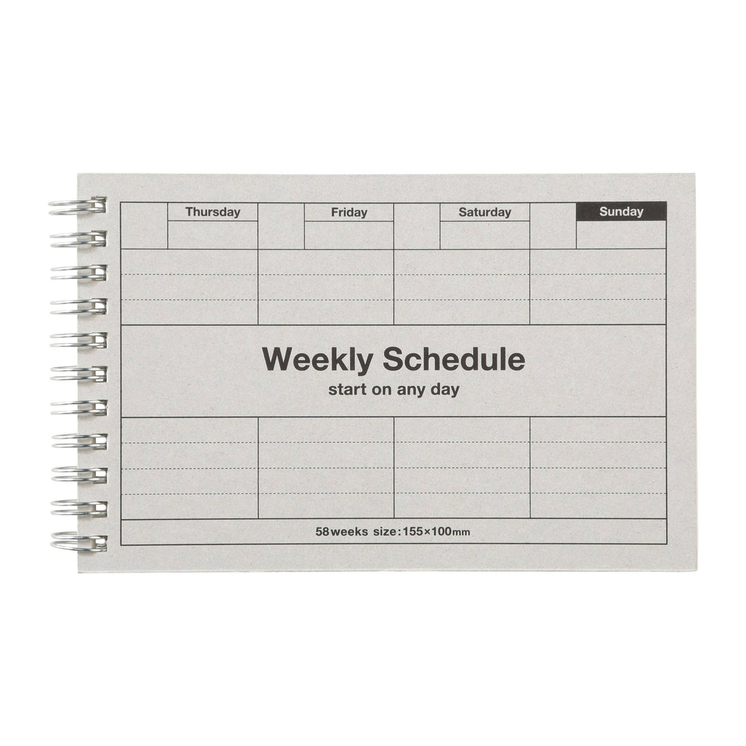 Mark's : Pocket Size Weekly Planner Undated 58 Weeks Dayfree