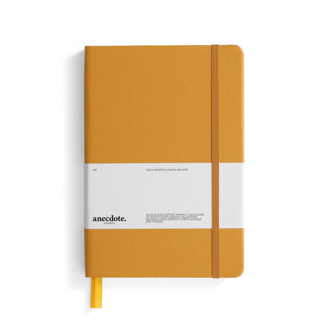 Anecdote : The Daily Planner - Hardcover with Library Buckram Cover