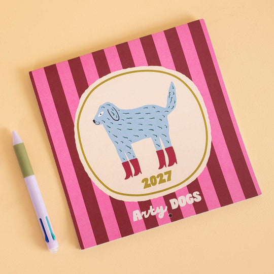 2027 Compact Wall Calendar | Arty Dogs