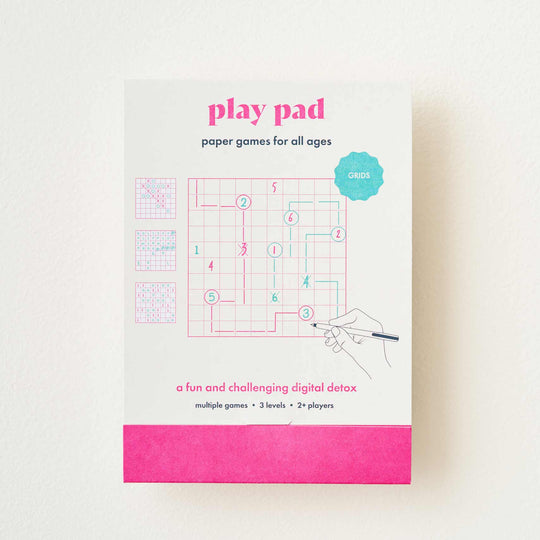 Play Pad Grid - Paper & Pen Games for Screen-Free Fun