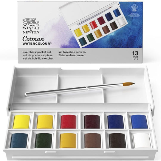 Winsor & Newton : Cotman Watercolours : Sketchers Pocketbox