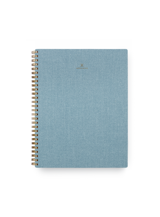 Appointed : The Notebook - Chambray Blue