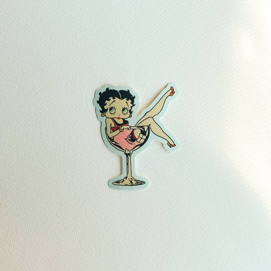 Artbaby : Betty Boop Drink Sticker