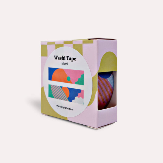 The Completist : Primary Miami Washi Tape