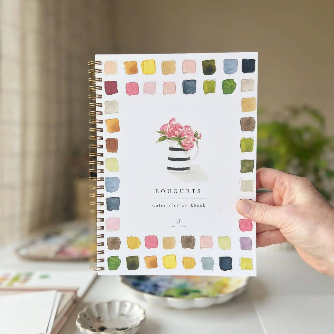 Emily Lex : Bouquets watercolour workbook