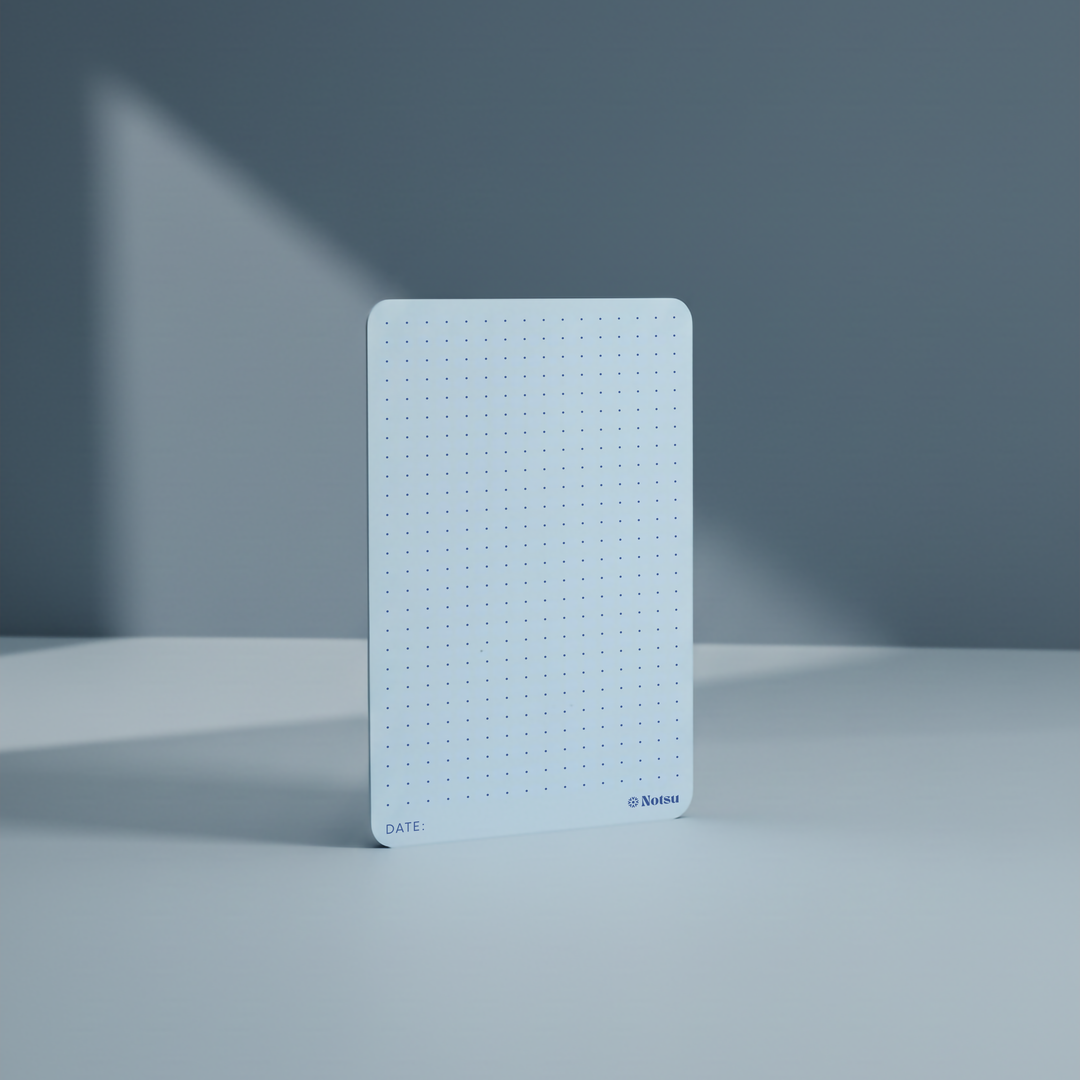 Notsu : Note Cards 3x5in : Chroma Colored Dot Grid