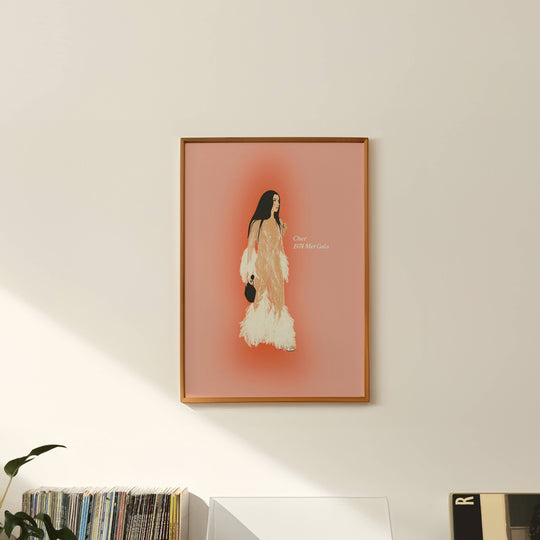Artbaby : 1974 Cher Met Gala Art Print