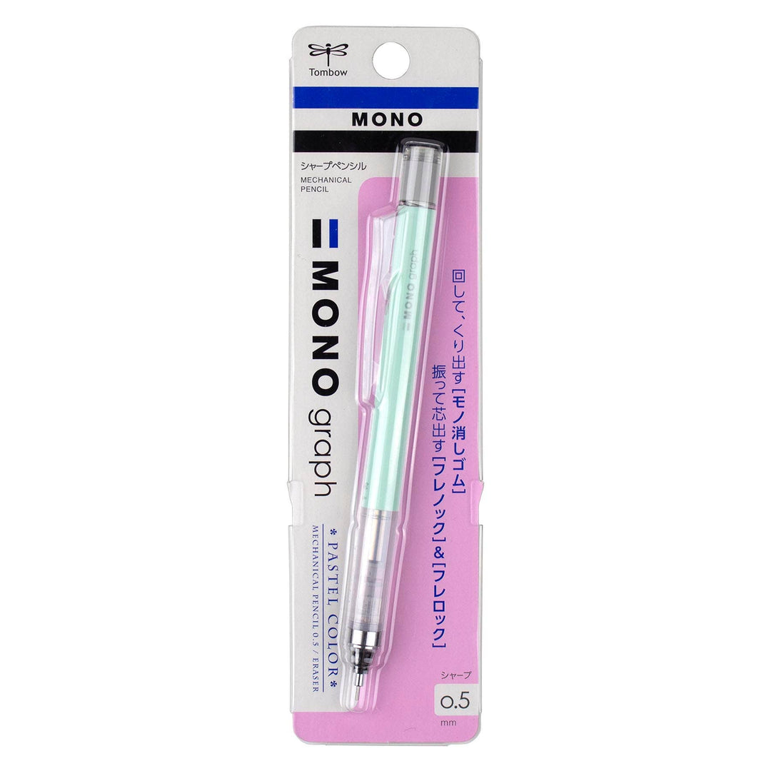 Tombow : MONO Graph Mechanical Pencil: Pastel : Mint Green