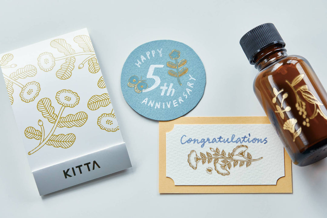 KING JIM : KITTA Portable Washi Decorative Tape : GOLD Foil