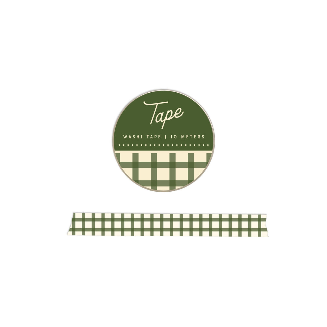 Ruff House : Green Gingham Washi Tape