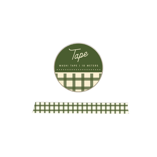 Ruff House : Green Gingham Washi Tape