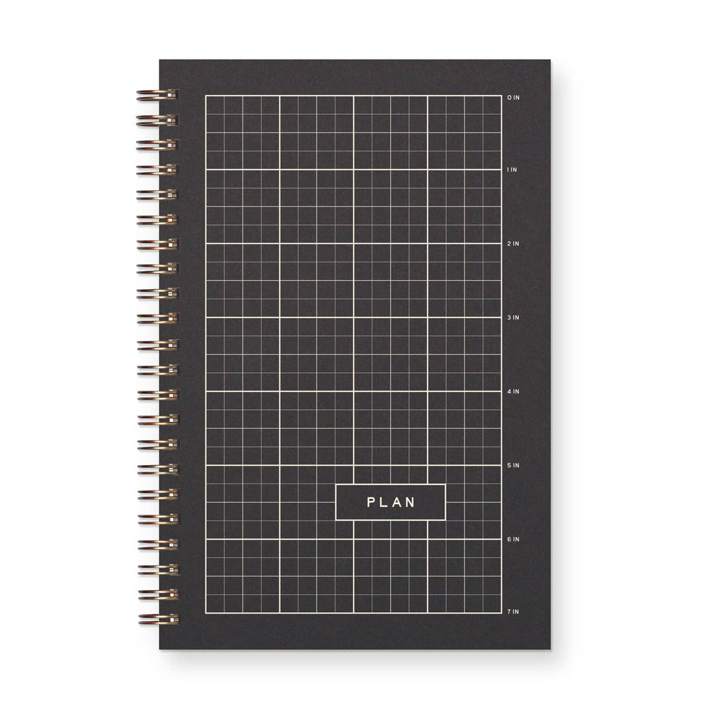 Ruff House : Ruler Grid Undated Weekly Planner Journal