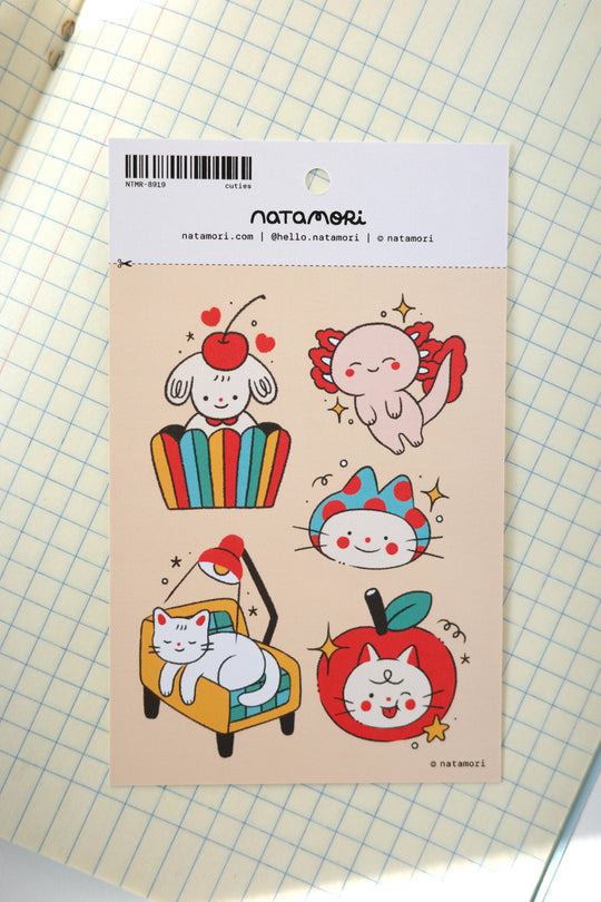 Natamori : Sticker Sheet : Cuties