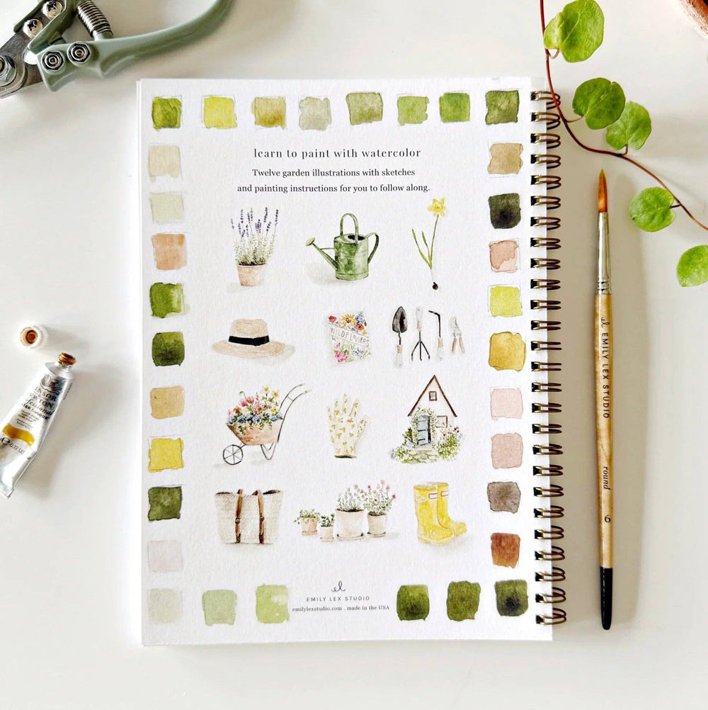 Emily Lex : Garden watercolour workbook