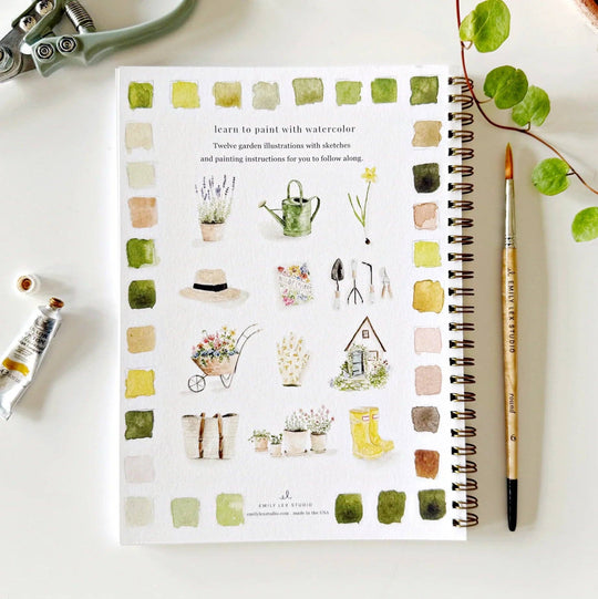 Emily Lex : Garden watercolour workbook