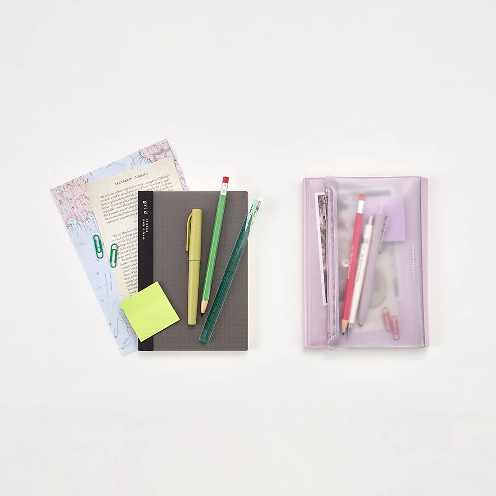 Isshoni : NoteBook Cover with Pen Case : A5