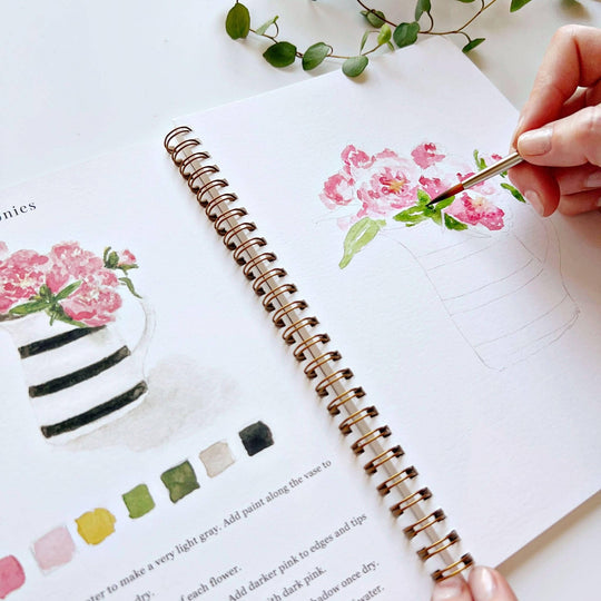 Emily Lex : Bouquets watercolour workbook