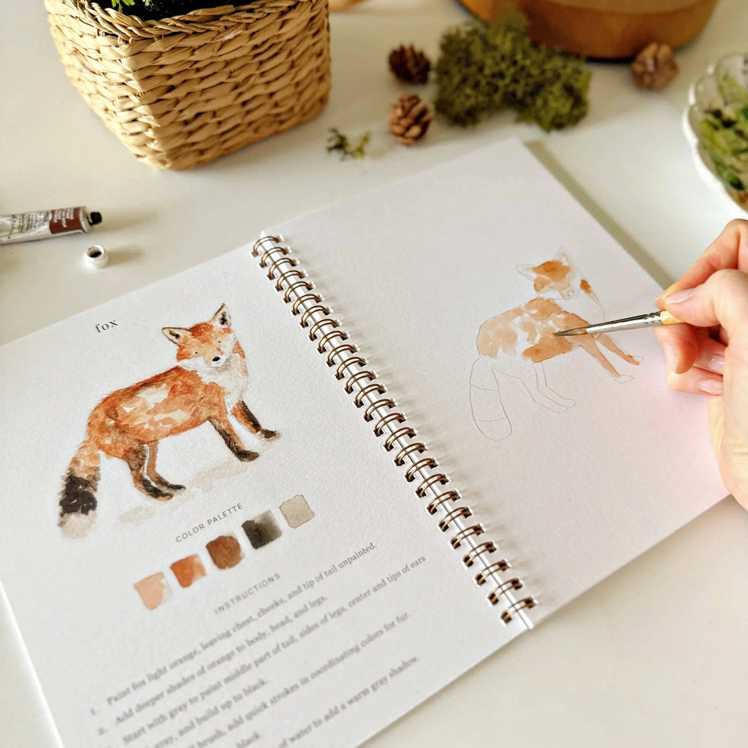 Emily Lex : Woodland watercolour workbook