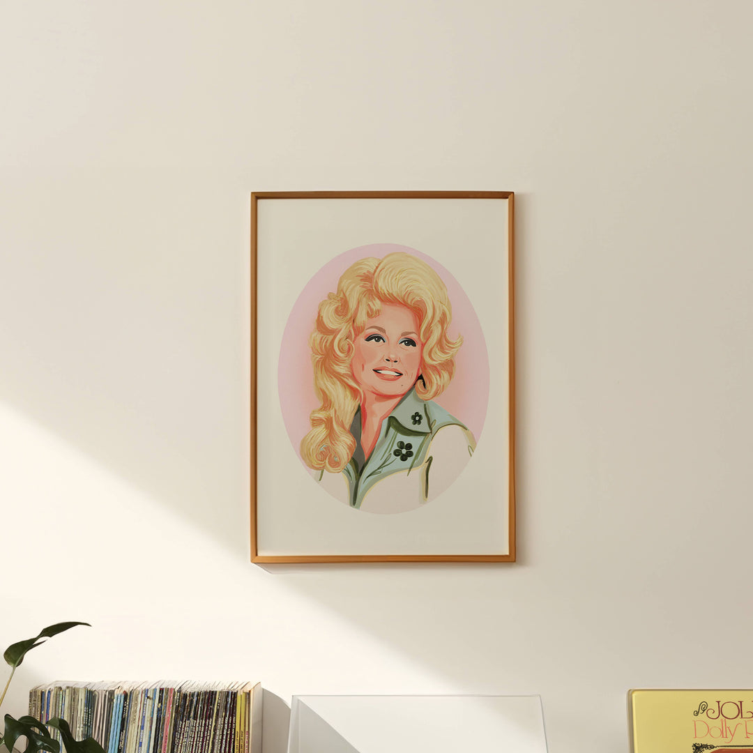 Artbaby : Dolly Parton Portrait Art Print