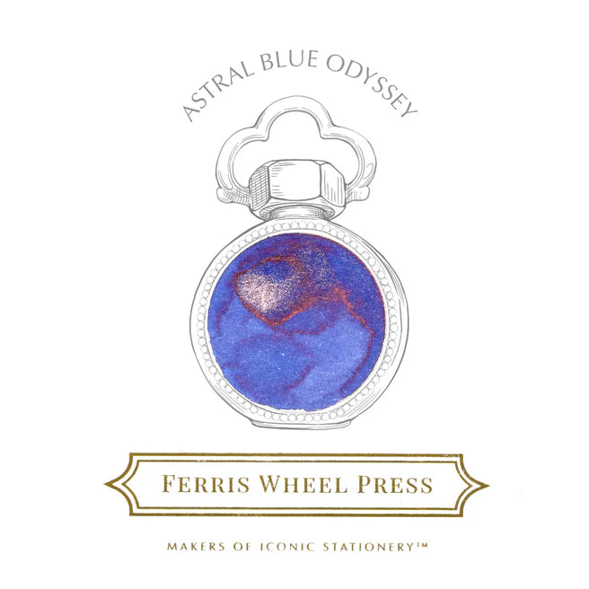 Ferris Wheel Press : 38ml Ink : Astral Blue Odyssey