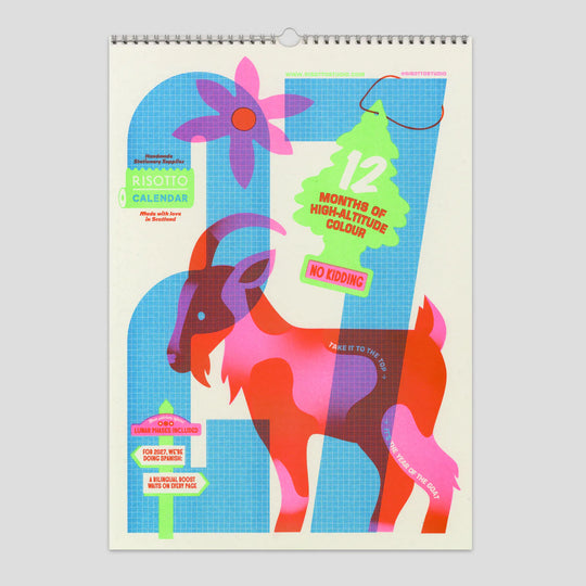 Rissotto Studio : 2027 Wall Calendar A3