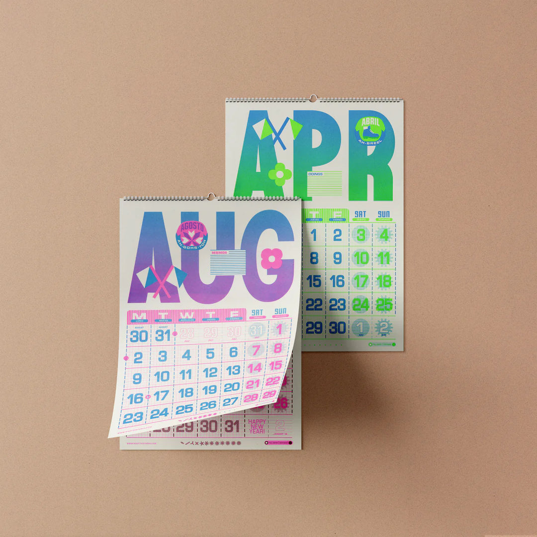 Rissotto Studio : 2027 Wall Calendar A3