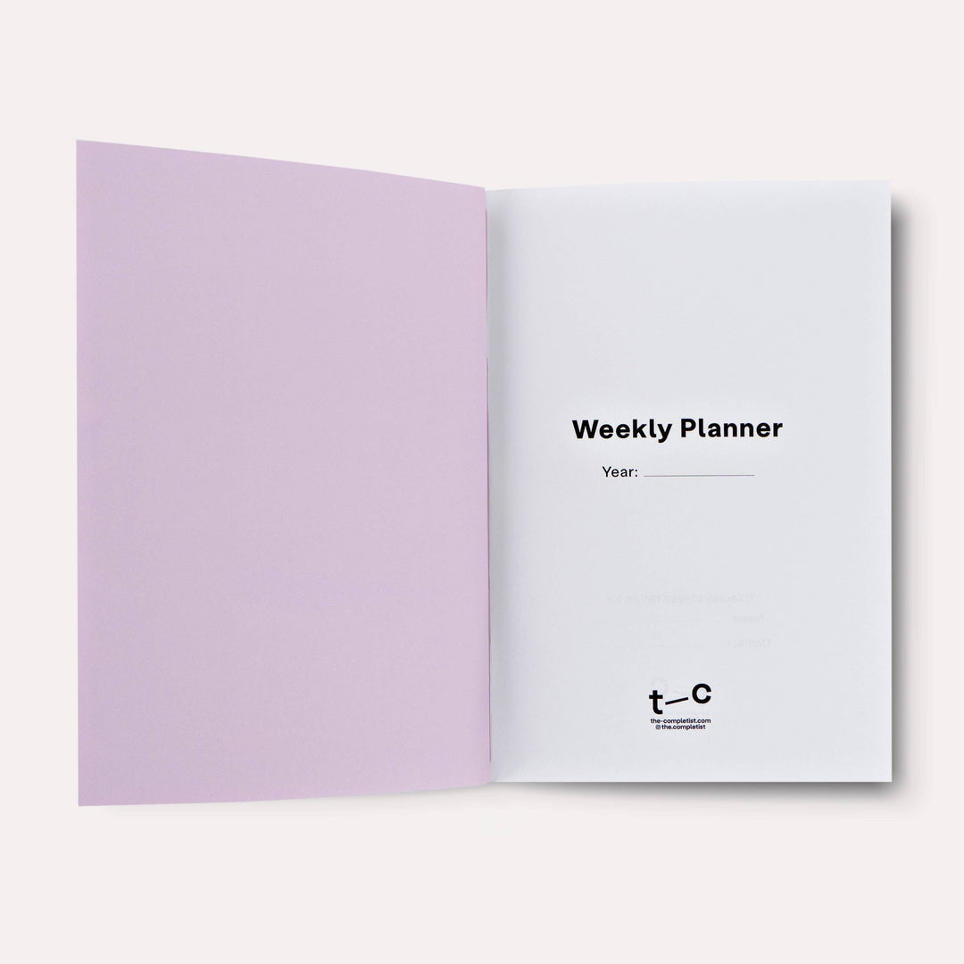 The Completist : Osaka Undated Weekly Planner Book