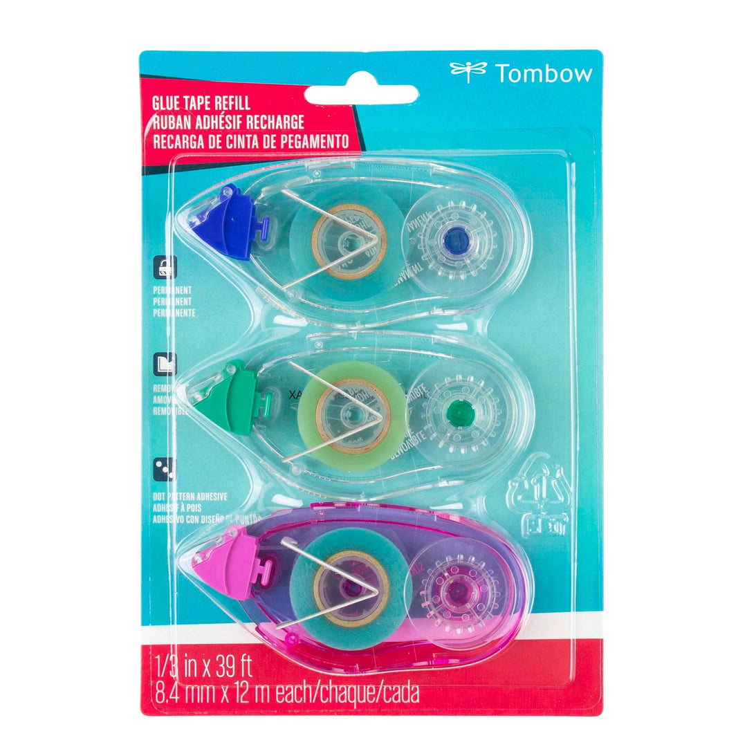 Tombow : MONO Adhesive Assorted : Refills - 3-Pack