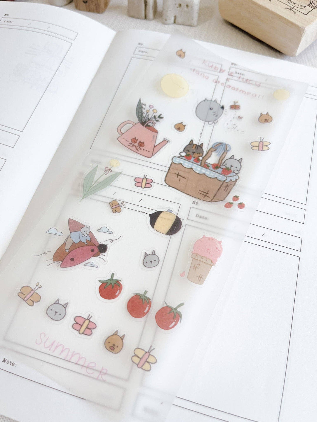 Kuboandlucy x Dana Ate Oatmeal : Four Seasons Sticker Sheet