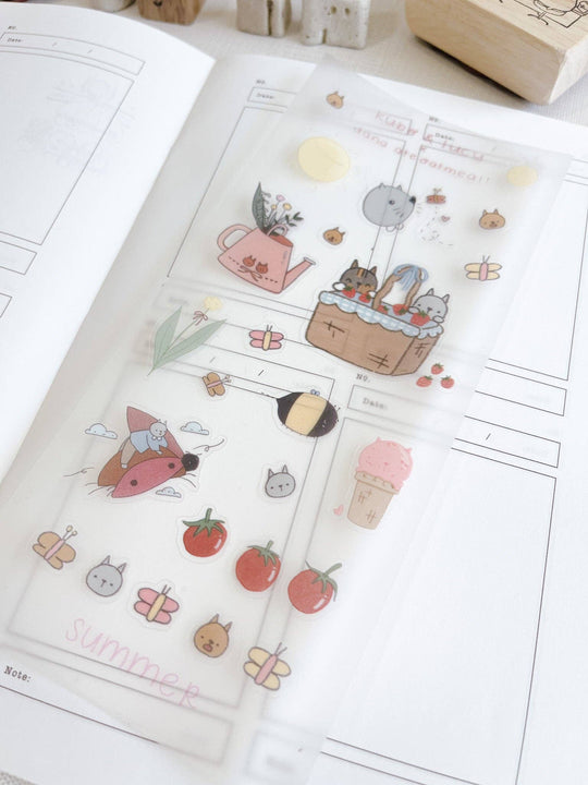 Kuboandlucy x Dana Ate Oatmeal : Four Seasons Sticker Sheet