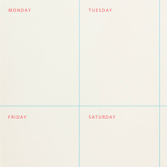 Weekly Notepad