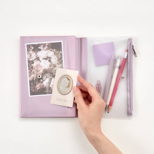Isshoni : NoteBook Cover with Pen Case : A5