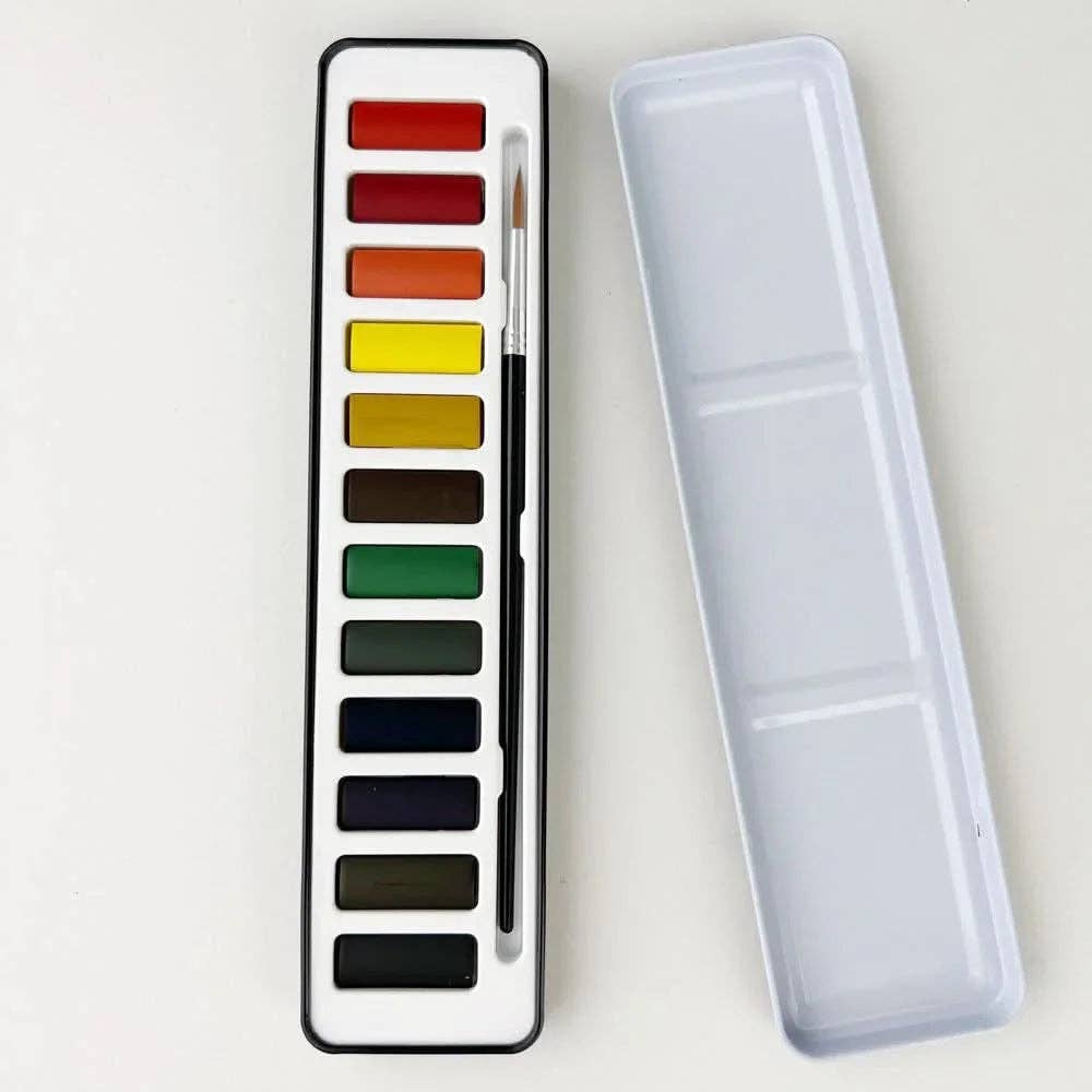 Watercolour paint set 12 colors
