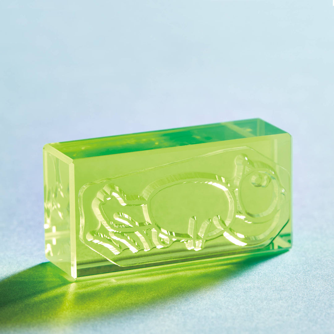 KING JIM : KORI JIRUSHI Color Acrylic Stamp : 3pcs Set