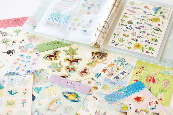 KING JIM : OTONA Sticker Collection : Binder Type