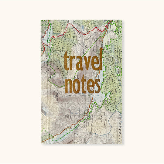 Sukie : Travel Notes Book Vintage Map Cover