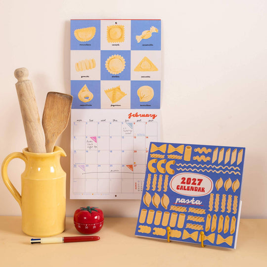 2027 Compact Wall Calendar | Love of Pasta