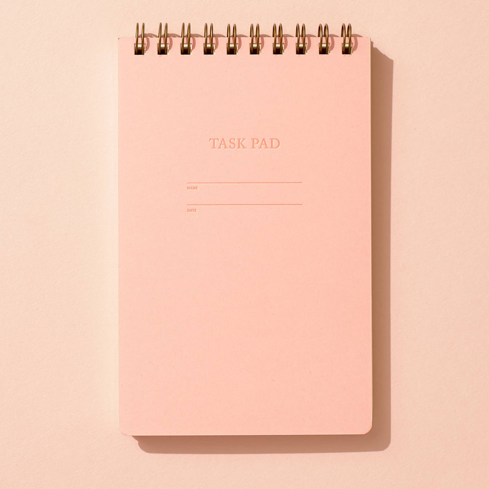 Task Pad Notebook - Pink Lemonade