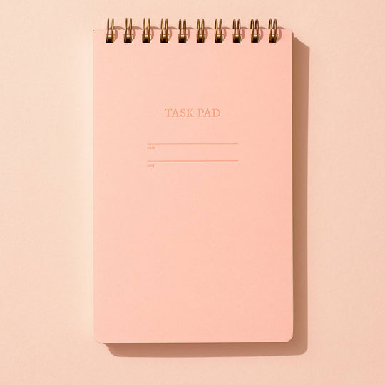 Task Pad Notebook - Pink Lemonade